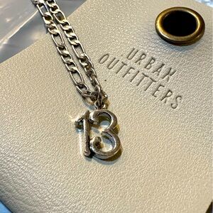 NWT Unlucky 13 Pendant Necklace by UO